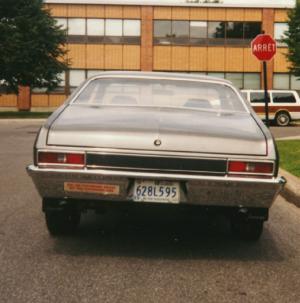 1972 Chevrolet Nova SS rear